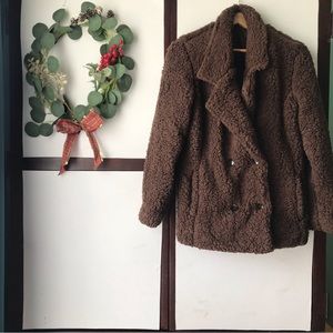 Brown Teddy Coat